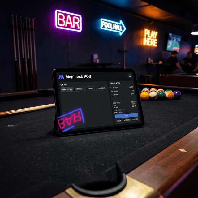 Magidesk POS Table Run